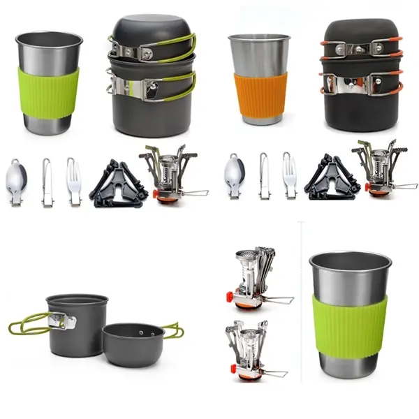Outdoor Camping Picnic Set Pot Set Cutlery Set