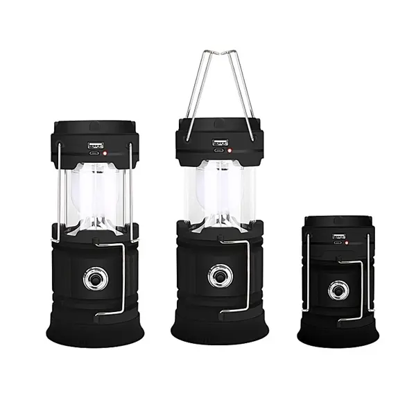 Portable Lantern USB Charging LED Solar COB Camping Light