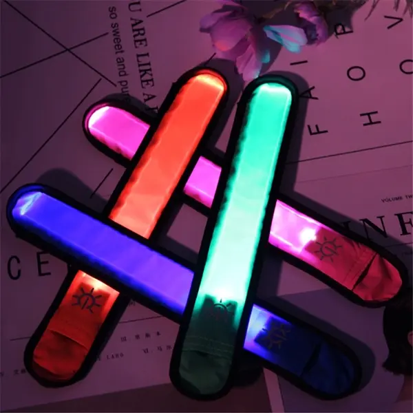 LED Flashing Slap Band
