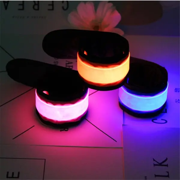 LED Flashing Slap Band