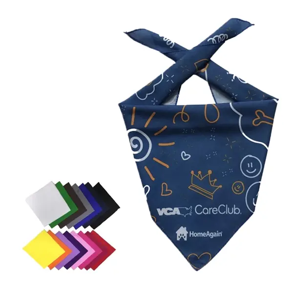 Full-Color Pet Dog Cat Neckwear Universal Bandana