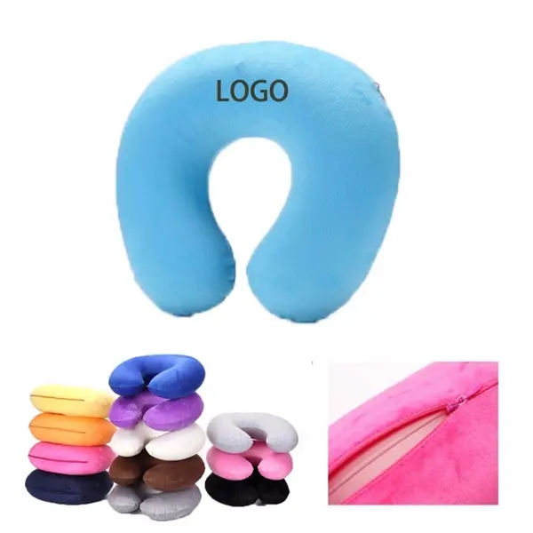 Self-Inflatable U Shape Travel Neck Pillow