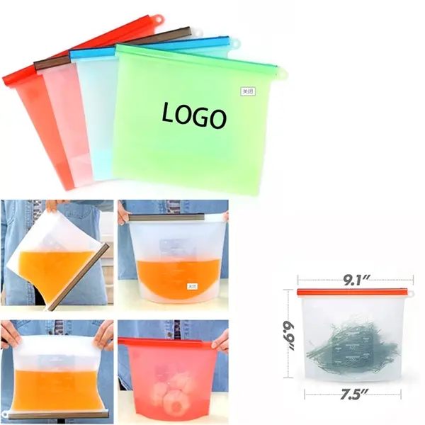 Reusable Silicone Food Storage Bags