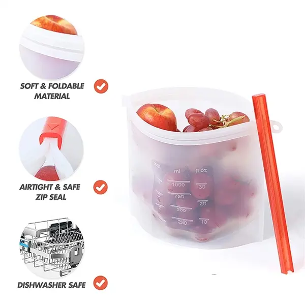 Reusable Silicone Food Storage Bags