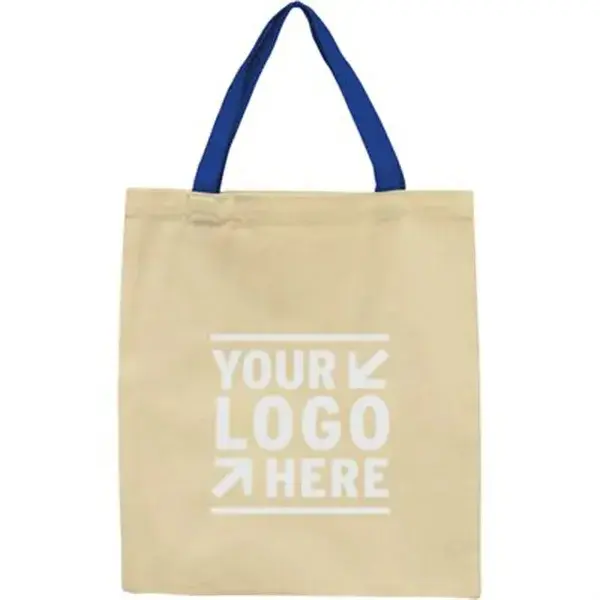 Canvas Day Tote & Color Accent Handles