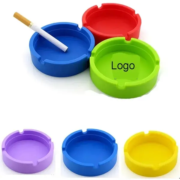 Silicone Ashtray Solid Color
