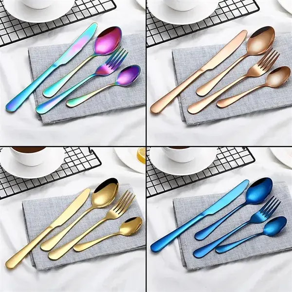 4 Pieces Colorful Tableware Set