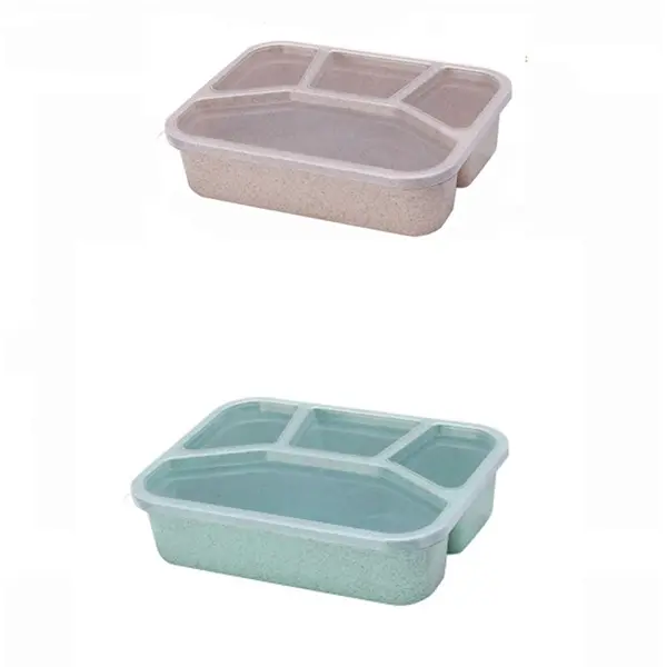 Eco-Friendly Wheat Straw Lunch Bento Box