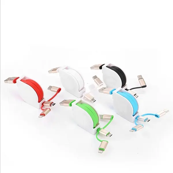 3 in 1 Retractable USB Cable