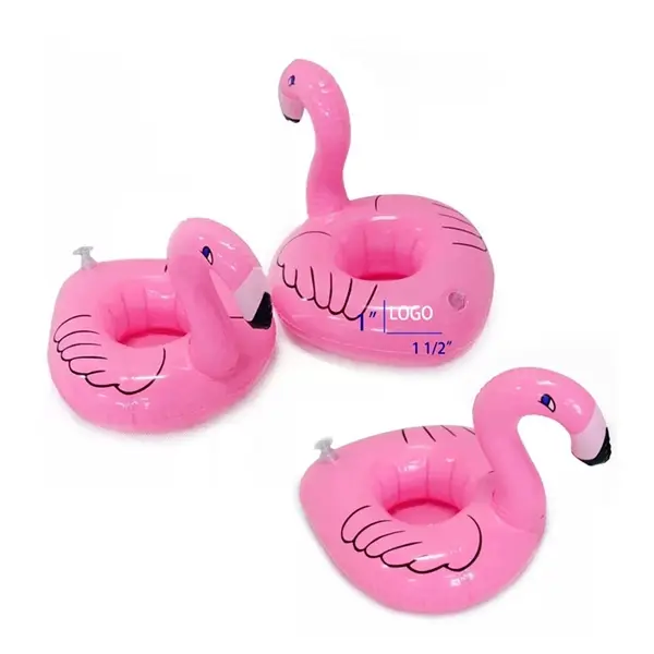Inflatable Pink Flamingo Floating Coaster