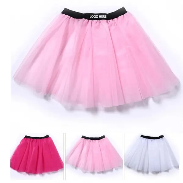 Women's Classic Elastic Running Tulle Tutu Skirt