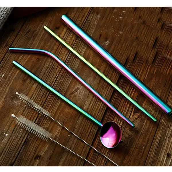 Straws Spoon Set In Compostable box