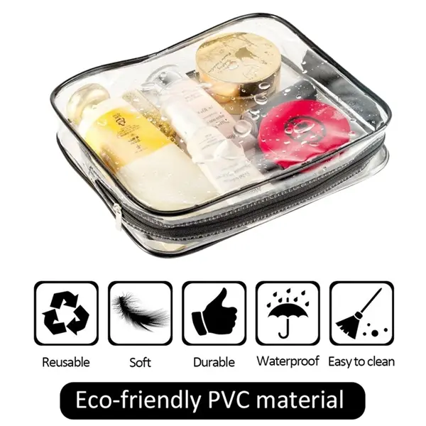 Transparent PVC Toiletry Storage Bag