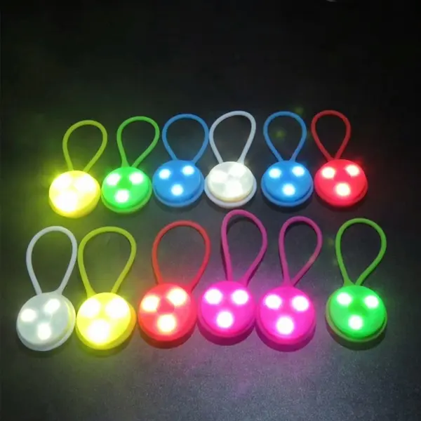 Silicone Backpack Light Bicycle Rear Light