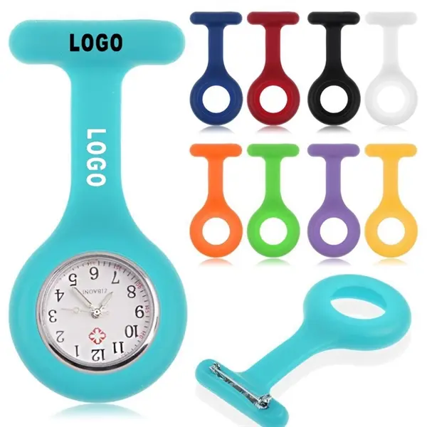 Silicone Nurse Brooch Watch