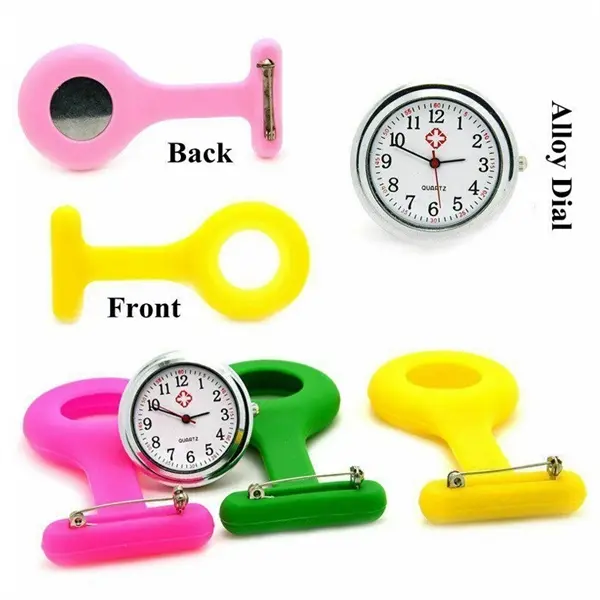 Silicone Nurse Brooch Watch