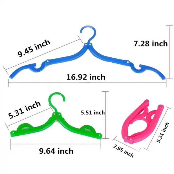 Foldable Portable Travel Clothes Hanger