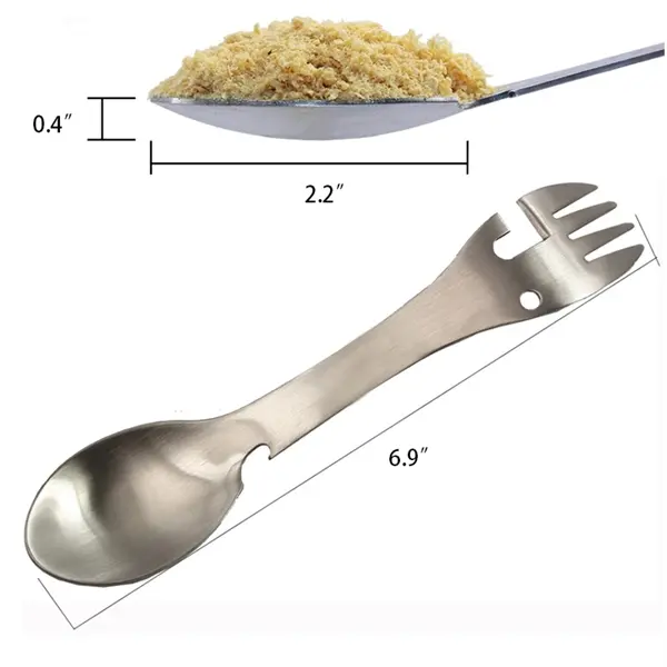 5 In 1 Multifunction Outdoor Mini Spoon Fork Portable Useful