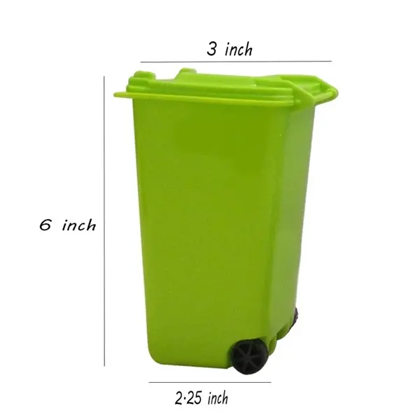 Trash Can Storage Desktop Bin Pen Holder