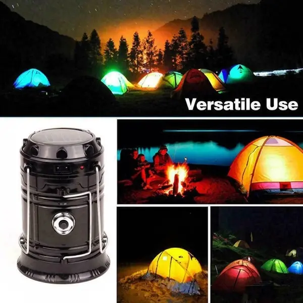 Solar Pull Up Rechargeable Camping Lantern