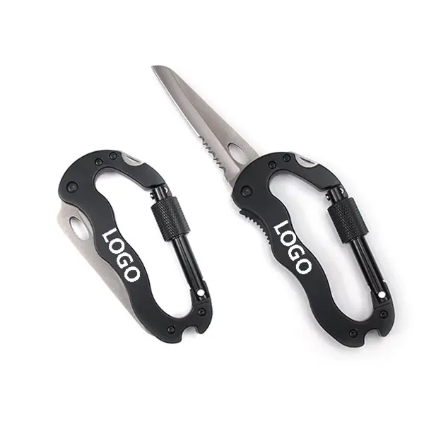 Multi-Function Carabiner Pocket Knife
