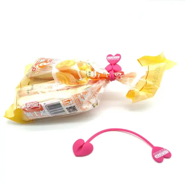 Silicone sealing clip