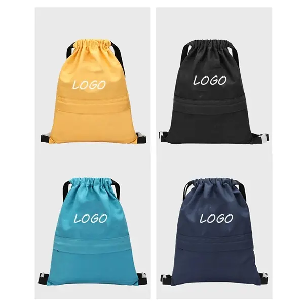 Canvas Drawstring Bag Backpack
