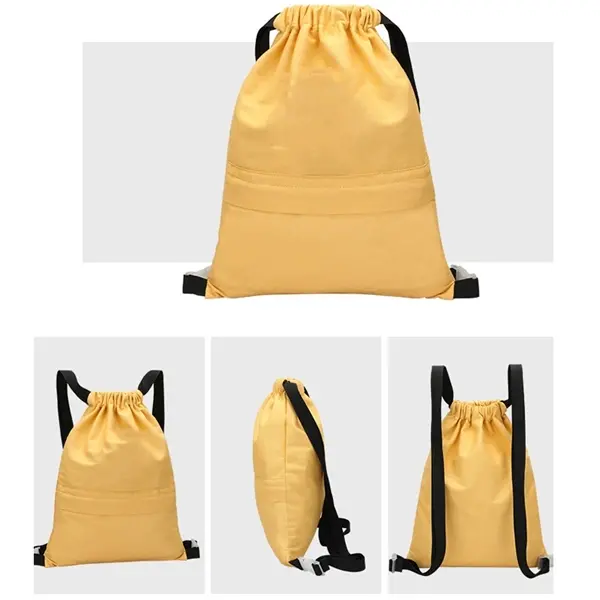 Canvas Drawstring Bag Backpack