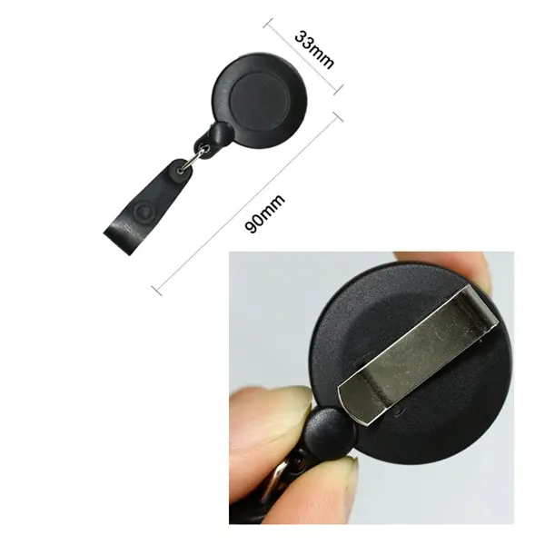 Retractable Tag Clip Holder Buckle