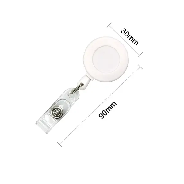 Colorful Matte Retractable Buckle Keychain