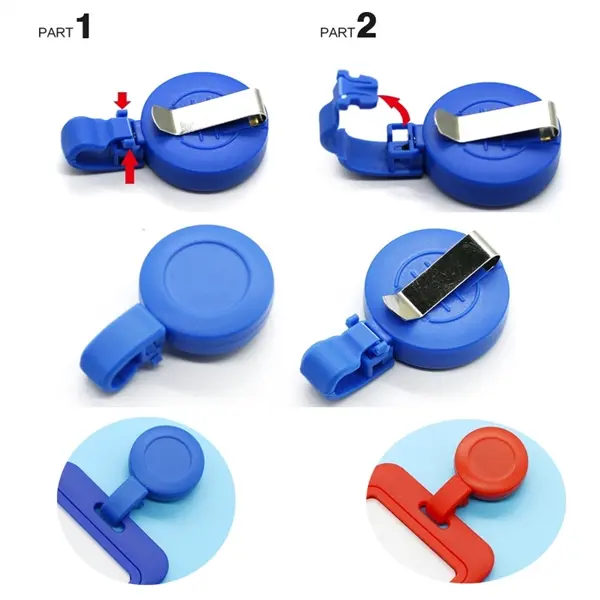 Matte Retractable Holder Buckle