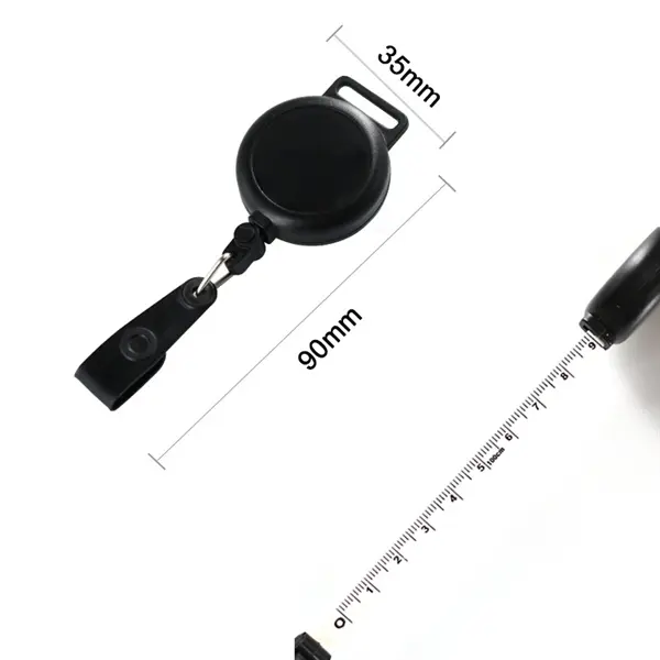 Retractable Holder Buckle With Tape Measure