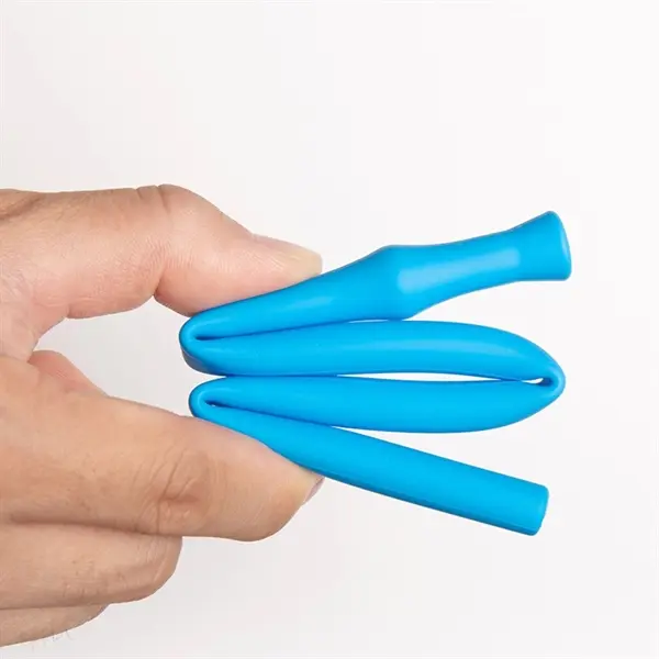 Silicone straw set with capsule carring Case