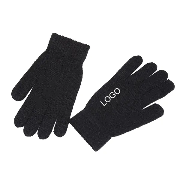 Custom Full Finger Knit Gloves