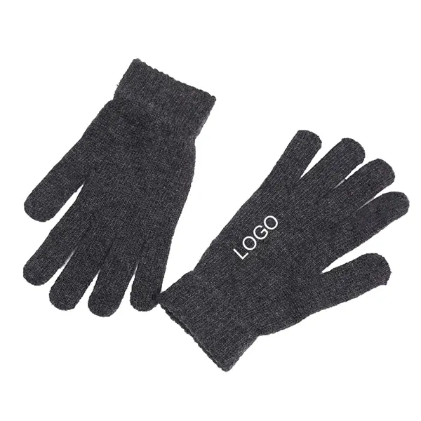 Custom Full Finger Knit Gloves
