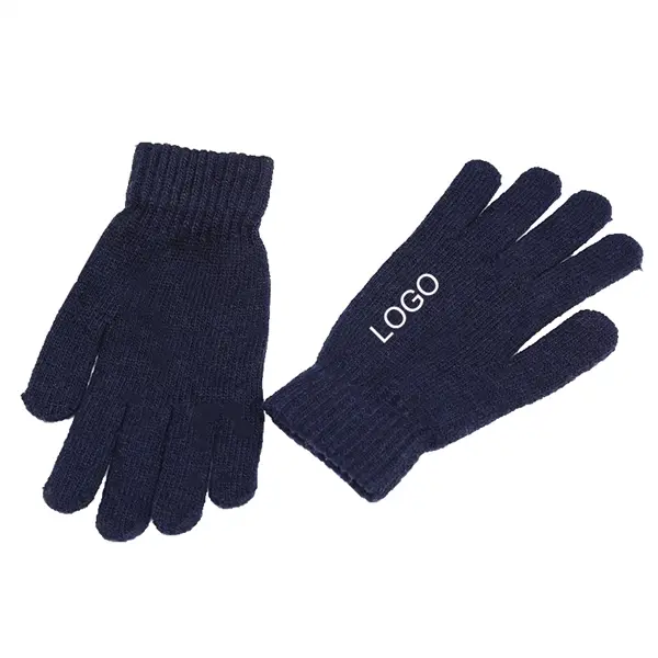 Custom Full Finger Knit Gloves