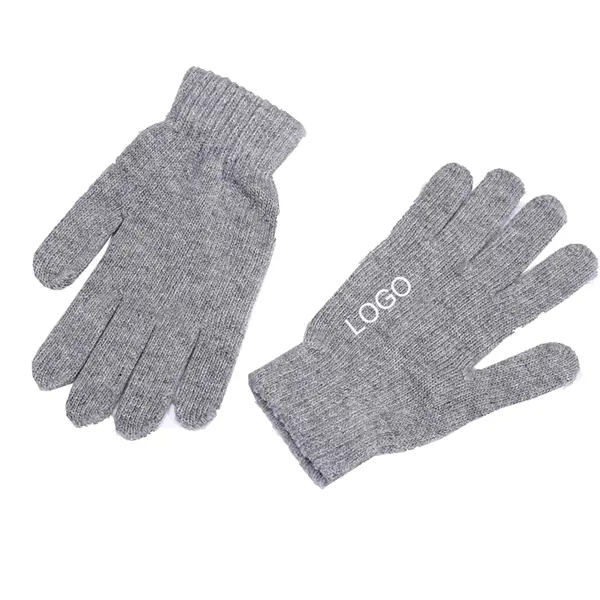 Custom Full Finger Knit Gloves