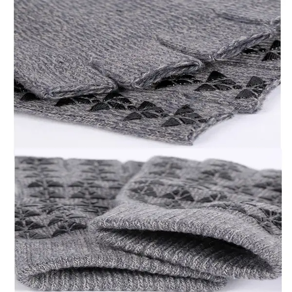 Non-slip Knitted Half Finger Gloves