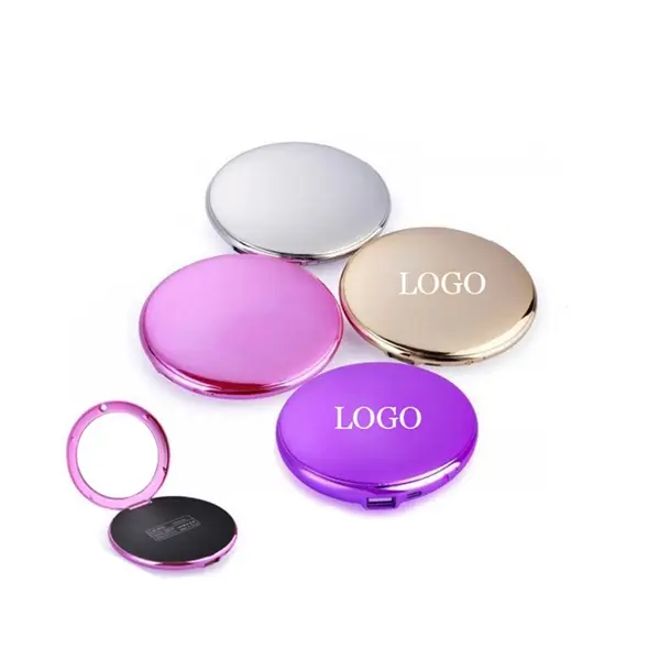 Travel Makeup Mirror Power Bank