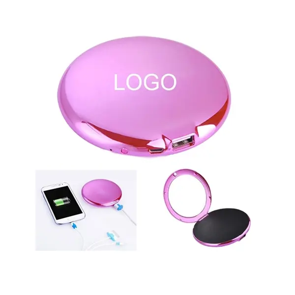 Travel Makeup Mirror Power Bank