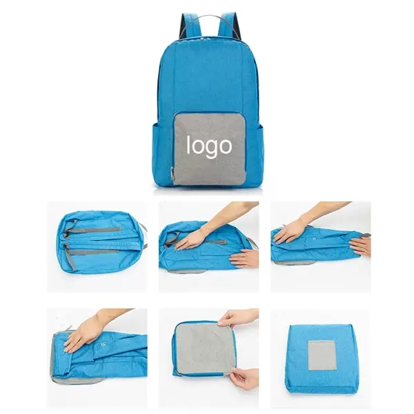 Oxford Folding Backpack Handbag