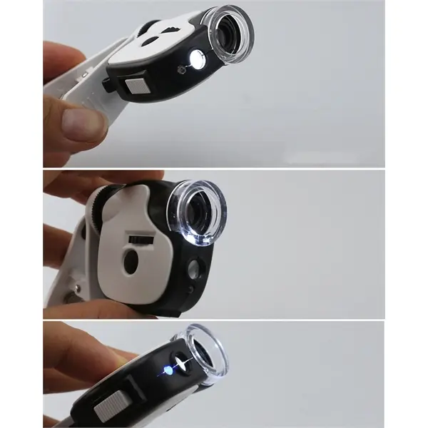 Microscope Magnifier LED With Clip Mobile Phone