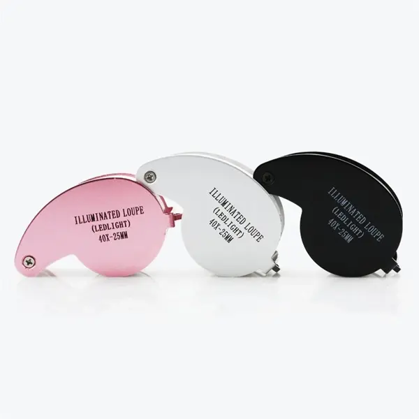40X 6-shaped Folding LED Magnifier