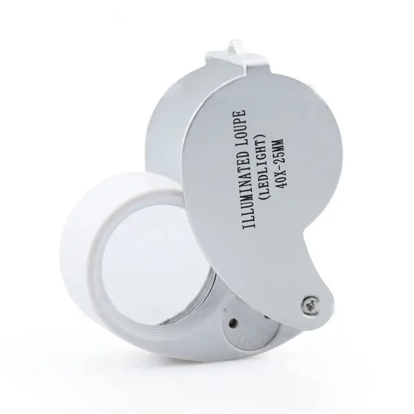 40X 6-shaped Folding LED Magnifier