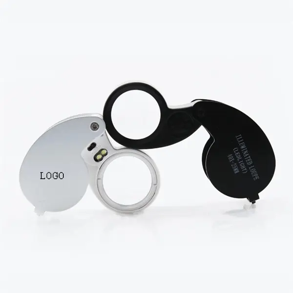 40X 6-shaped Folding LED Magnifier