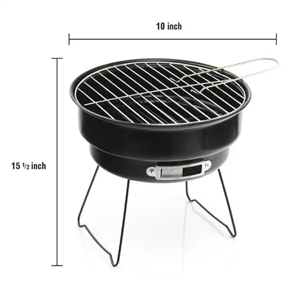 Portable Barbeque Grill with Cooler