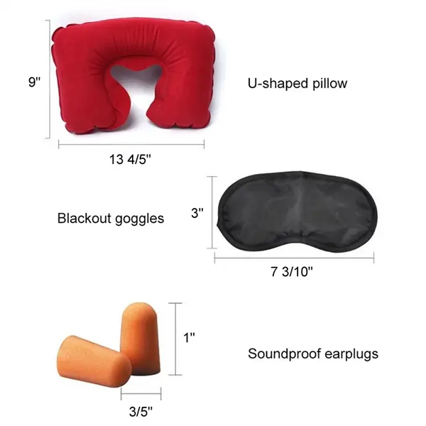 U Shape Inflatable Neck Travel Pillow