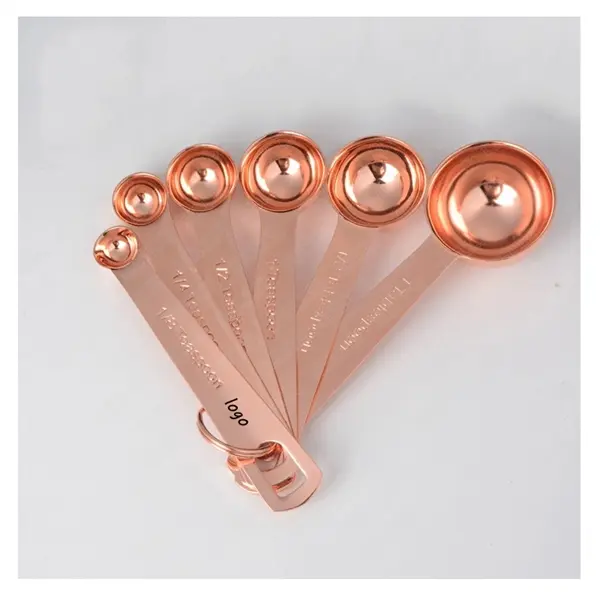 Rose Gold Six-piece Measuring Spoon