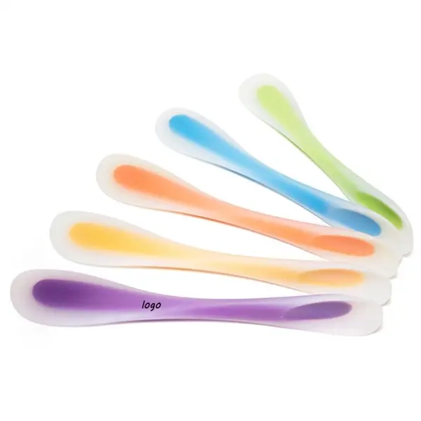2 in 1 Silicone Oil Brush Scraper Spoon
