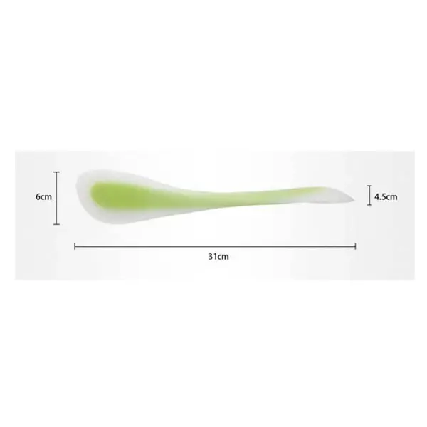 2 in 1 Silicone Oil Brush Scraper Spoon